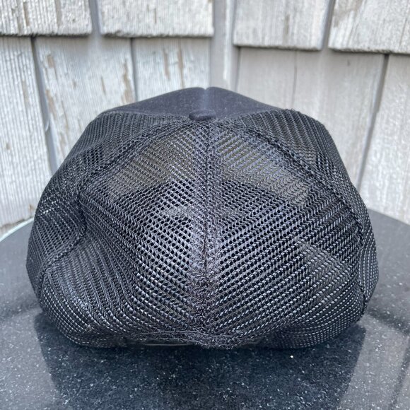 Playboy Vtg Black White Trucker Hat Ball Cap 70's 80's Logo Flawless - Picture 5 of 9